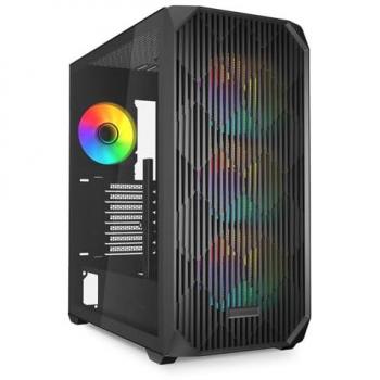 Caja de PC Sharkoon AK3 RGB, Torre con Cristal Templado