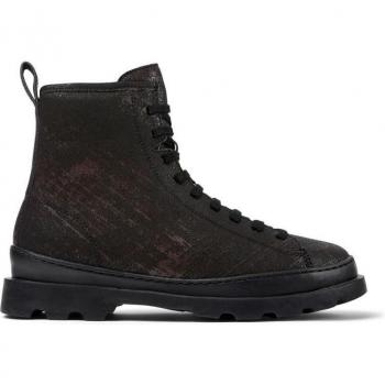 Camper Brutus Women's Suede Ankle Boots - Black, Brown, Size 9-40