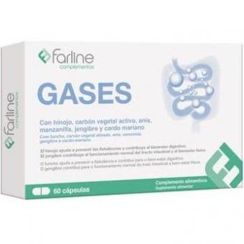 Farline Gases Complemento Alimenticio 60 Cápsulas