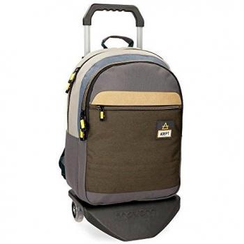 Adept Camper Mochila con carro para Portátil 15,6 Multicolor 32x44x16 cms Poliéster 22.52L
