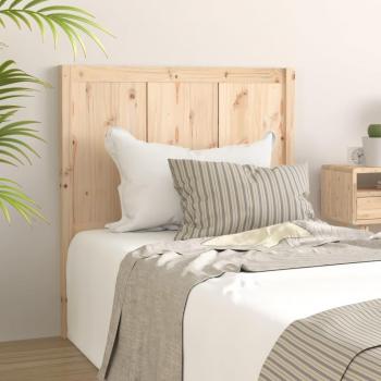 Cabecero para cama de madera maciza de pino 95,5x4x100 cm