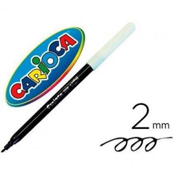 Carioca 07255 - Rotulador, color negro, 1 unidad