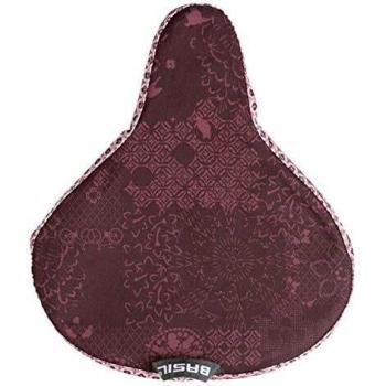 Basil Boheme Saddle Cover Cubierta para sillín, Unisex Adulto, Higo Rojo, Talla única