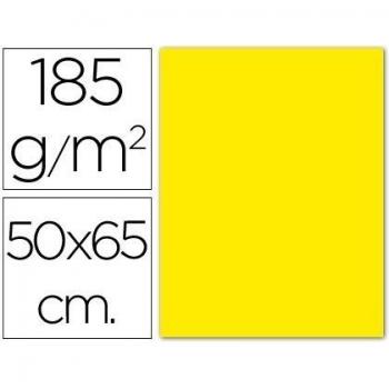CARTULINA GUARRO AMARILLO CANARIO 50X65 CM 185 GR