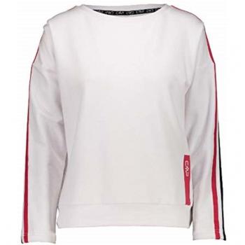 CMP Sweatshirt Sudadera, Mujer, Blanco, 34