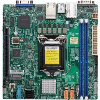 Placa Base Supermicro X12STL-IF Mini-ITX LGA1200 Chipset C252 USB 3.2 Gen 1 2 x Gigabit LAN Gráficos Integrados