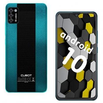 Cubot note 7 smartphone 4g telefono movil de 55z pantalla hd android 100 tripe camaras 16gb romz128gb ampliable sdz dual sim 3100 mah face id verde