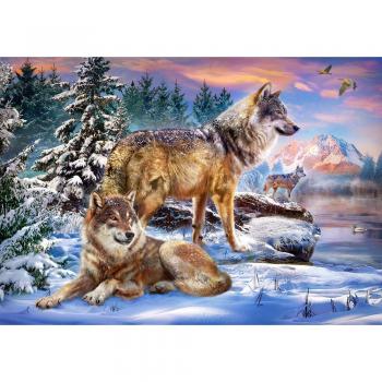 Puzzle Castorland - Maravilloso Mundo de Lobos, 500 Piezas