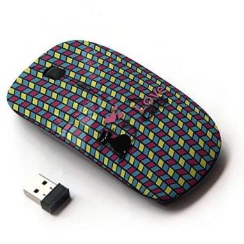 KOOLmouse [ Ratón óptico 2.4G inalámbrico ] [ Love Cats Rgb Optical Illusion Lcd ]
