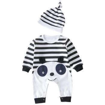 Bom Bom Bebe Pelele Manga Larga Conjunto Cartoon Animal