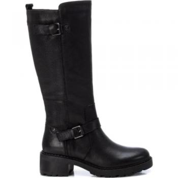Bota de mujer Carmela en piel negra