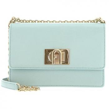 Furla 1927 Mini Crossbody Bag - Aqua Leather, Women's Size OS