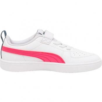 Zapatillas Puma Rickie AC Blanco/Rosa Infantil