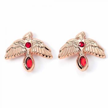 Set de Pendientes de Harry Potter - Fawkes - Plata de Ley