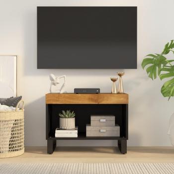 Mueble de TV de madera maciza reciclada 60x33x43,5 cm - Mueble de salón, mesa de TV, mueble televisor, mueble para televisión
