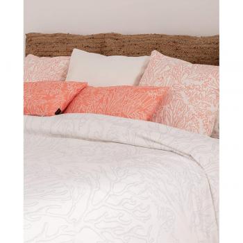 Funda nórdica 400 hilos cama 90 Begur en algodón popelín gris (260x240 cm)