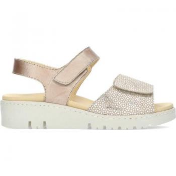 Sandalias Planas Doctor Cutillas 36104 Bronce Ajuste Perfecto