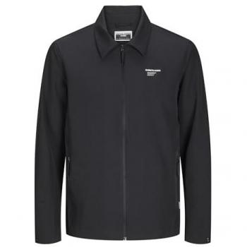 Jack & Jones Aero Black Long Sleeve Shirt Transition Jacket for Men