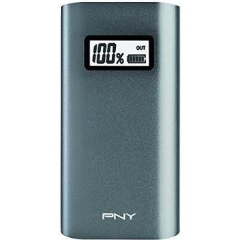 PNY PowerPack Alu Digital 5200 Charcoal - baterías externas