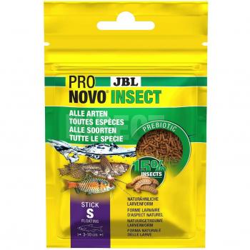 JBL Pronovo Insect Stick S 20ml - Alimento para peces en forma de stick con proteínas de insectos
