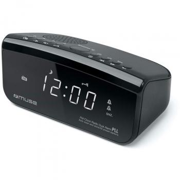 Muse M-16 CR Reloj Analógica Negro - Radio