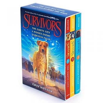 Erin Hunter Survivors Trilogy Box Set: The Empty City, A Hidden Enemy, Darkness Falls (Volumes 1-3)