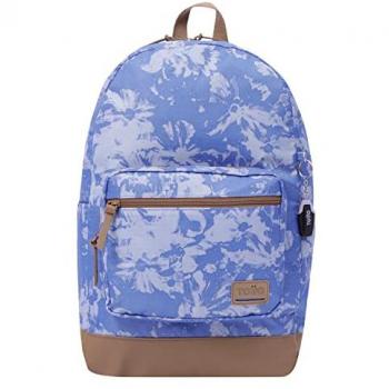 Mochila Urbana Totto Tocax Estampado Flores Morado - Diseño Funcional y Moderno