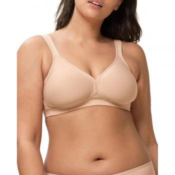 Sujetador Triumph Modern Soft Cott tipo top sin aro y suaves copas preformadas, color piel, talla N 95 D