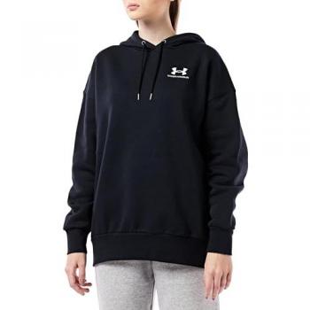 Under Armour Women's Essential Fleece Overhead Hoodie - Black
