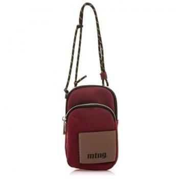 Bolso Mini Mujer MTNG Saxon Rojo con Cierre Cremallera