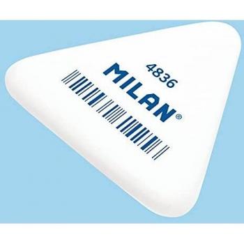 Caja 36 gomas triangulares 4836 blancas MILAN