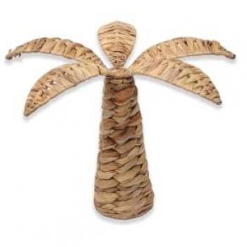Figura Decorativa de Palma Marrón con Cestas - 26x36x36 cm - Signes Grimalt ORIGEN Home Decor