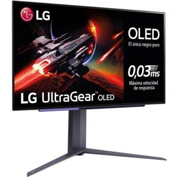 LG UltraGear 27GR95QE-B 26.5 QHD OLED Gaming Monitor, 240Hz, G-Sync Compatible, HDR10, AMD FreeSync Premium