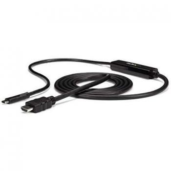 StarTech.com 6ft USB-C to HDMI Cable - USB Type-C to HDMI Adapter Cable - 4K 30Hz - Black