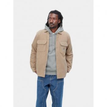 Carhartt WIP Cotton Corduroy Shirt Jac Beige Male Size L