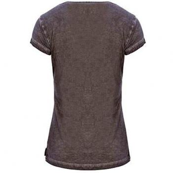 Trangoworld Columpio Camiseta, Mujer, Gris metalico, S