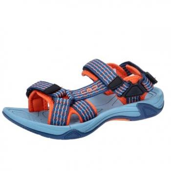 Sandalias de senderismo CMP Hamal para niños azul y naranja 32
