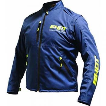 SHOT Enduro Contact Assault Blue Neon Yellow-adulto L