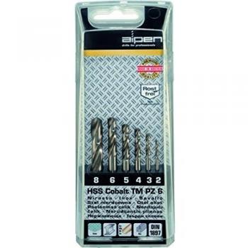 Estuche Brocas Alpen Cobalto Nirosta 6 Piezas