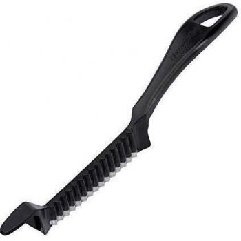 Westmark Cuchillo acanalado, Longitud: 21,5 cm, Acero inoxidable/plástico, Garnetta, Negro/plateado, 31202260