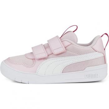 Zapatillas Puma Multiflex Mesh Niña Rosa