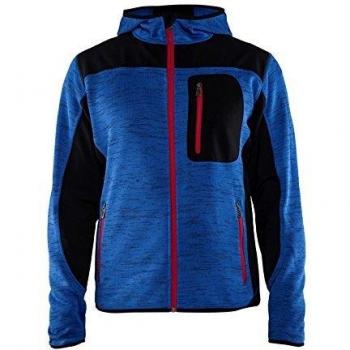Chaqueta de punto con capucha Blaklader Alta Visibilidad T.4XL - Azul Rey/Negro
