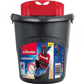 Vileda 10917 Ultramat - Cubo de fregar con escurridor PowerPress