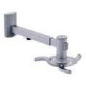 Tooq PJ4015WTN-S - Soporte para proyector, giratorio e inclinable, soporta hasta 10 Kg, color plateado