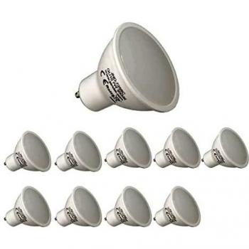 JANDEI - Pack de 10 Bombillas LED GU10 de 7W