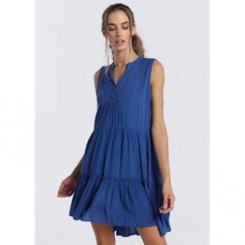 Vestido Corto azul Lois Jeans - Tallaje en Pulgadas
