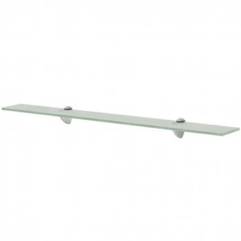Estante flotante de cristal 80x20 cm 8 mm