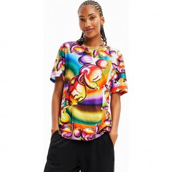 Camiseta oversize multicolor Mickey Mouse