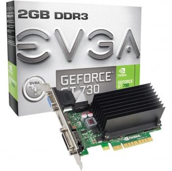 EVGA GeForce GT 730 2GB DDR3, tarjeta Grafica 02G-P3-1733-KR