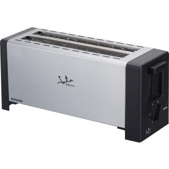 Jata TT610 Tostador Acero Inoxidable Tostador De Cuerpo De Dos Ranuras De 250 mm De Largo Y 30 mm De Ancho Centrado Automático Del Pan Bandeja Recogemigas